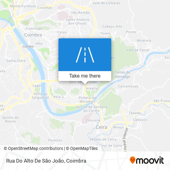 Rua Do Alto De São João map