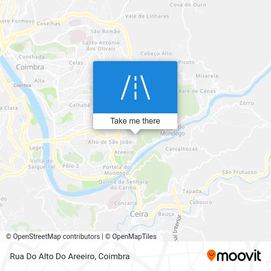 Rua Do Alto Do Areeiro map