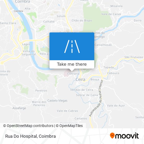 Rua Do Hospital mapa