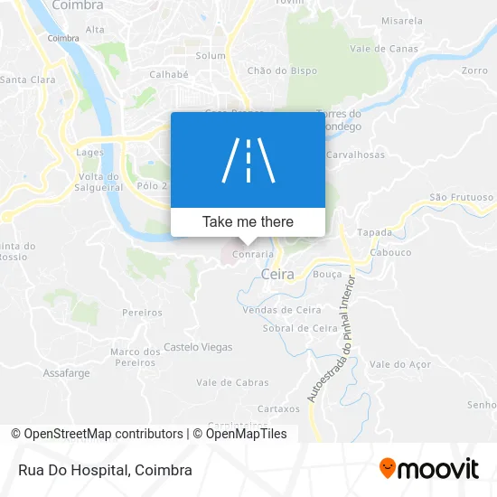 Rua Do Hospital map