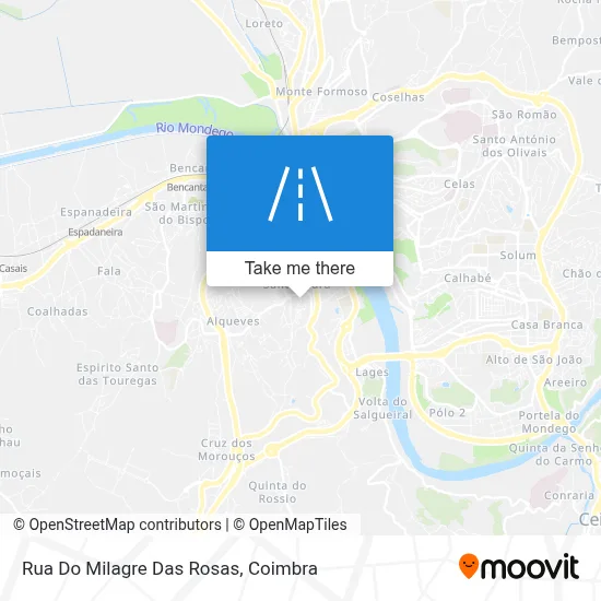 Rua Do Milagre Das Rosas map
