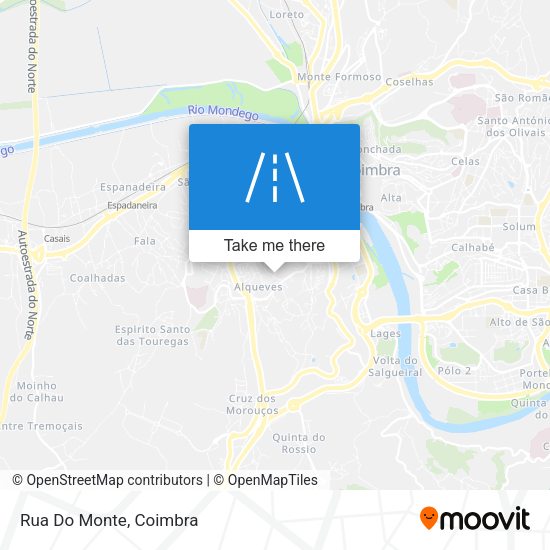 Rua Do Monte map