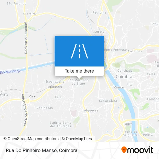 Rua Do Pinheiro Manso map