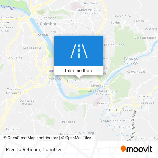 Rua Do Rebolim map