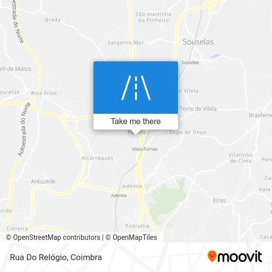 Rua Do Relógio map