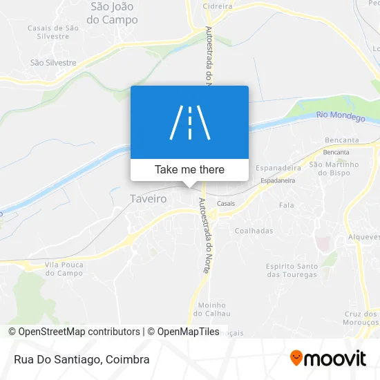 Rua Do Santiago map