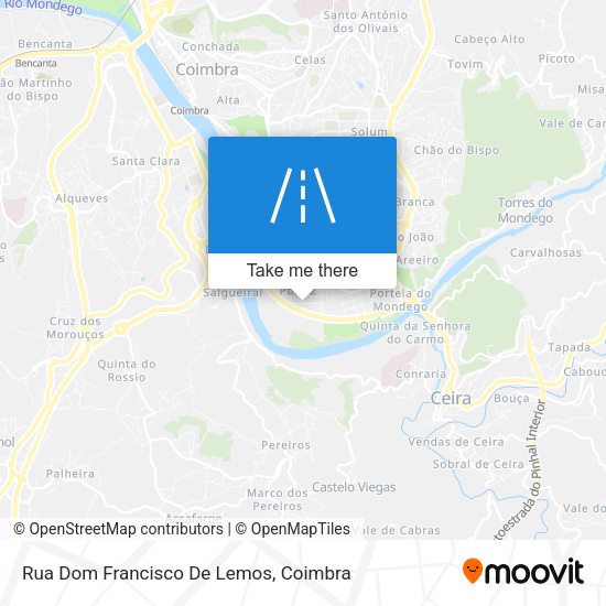 Rua Dom Francisco De Lemos mapa