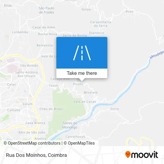 Rua Dos Moinhos map
