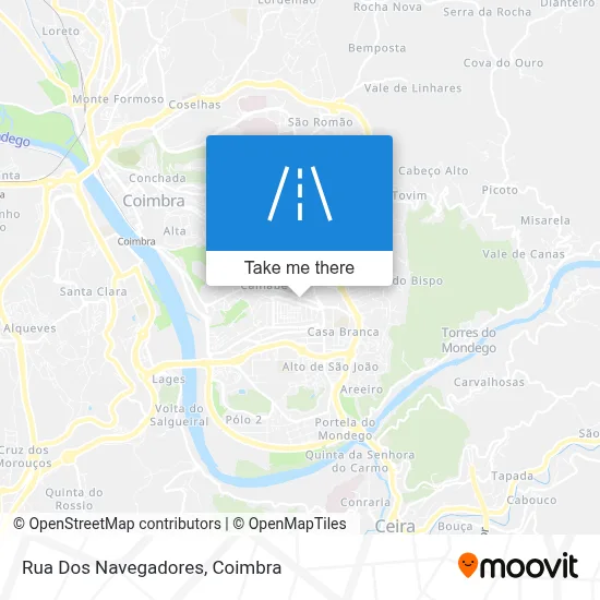 Rua Dos Navegadores map