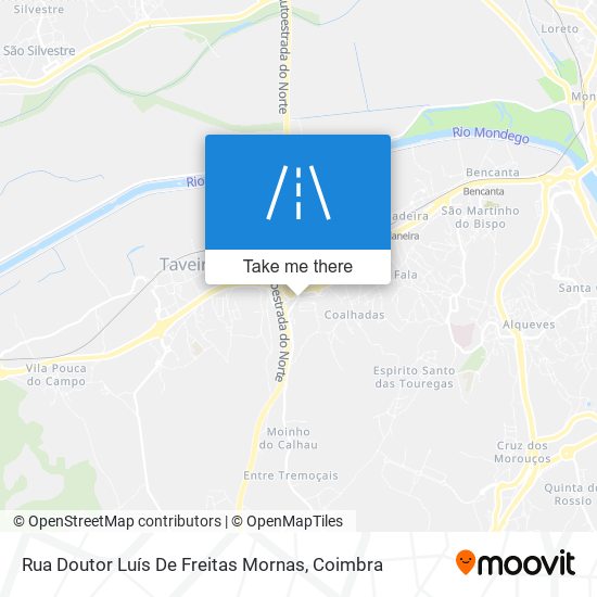 Rua Doutor Luís De Freitas Mornas mapa