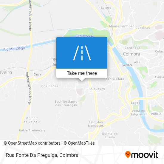 Rua Fonte Da Preguiça map