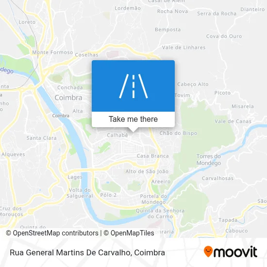 Rua General Martins De Carvalho map