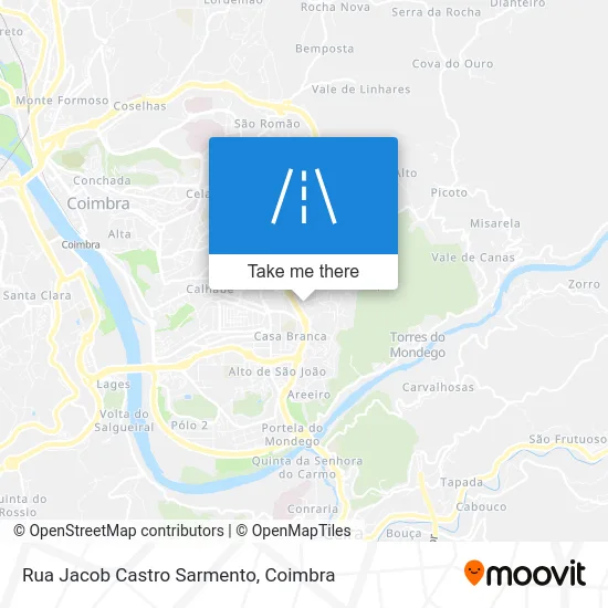 Rua Jacob Castro Sarmento map