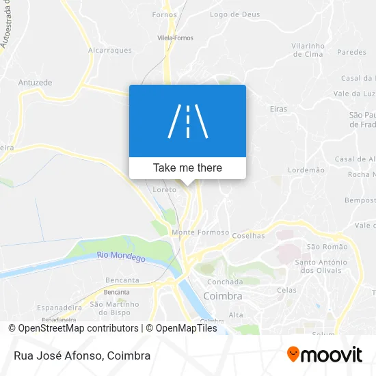 Rua José Afonso map