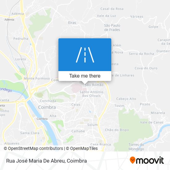 Rua José Maria De Abreu mapa