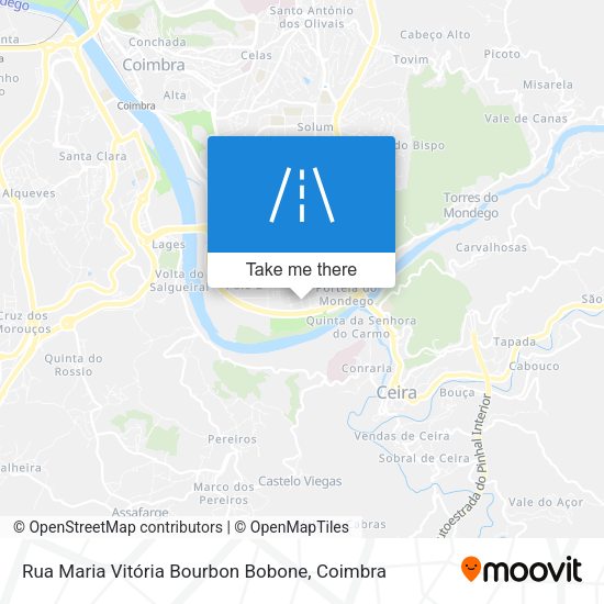 Rua Maria Vitória Bourbon Bobone map