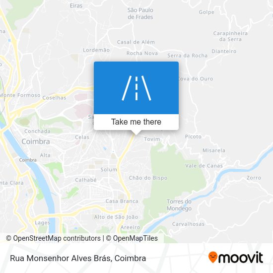 Rua Monsenhor Alves Brás map