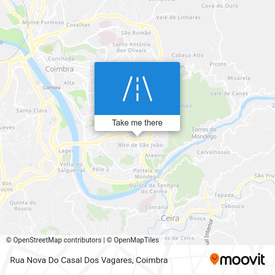 Rua Nova Do Casal Dos Vagares map