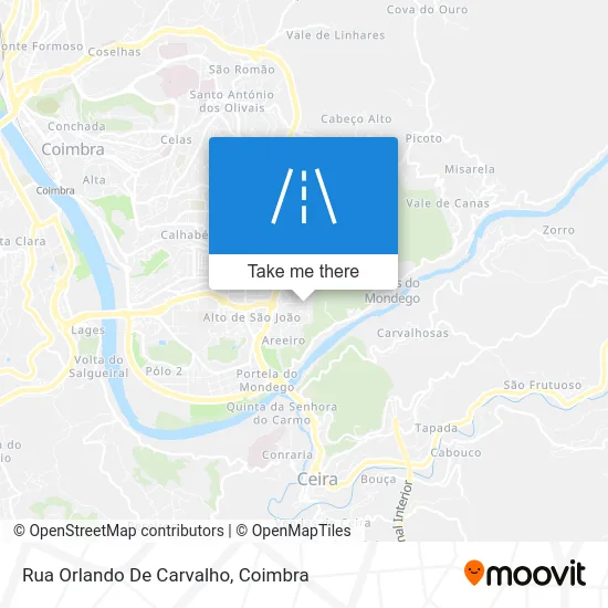 Rua Orlando De Carvalho map