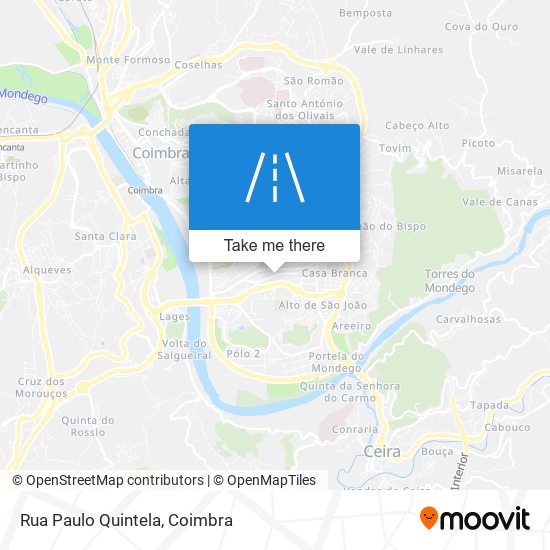 Rua Paulo Quintela mapa