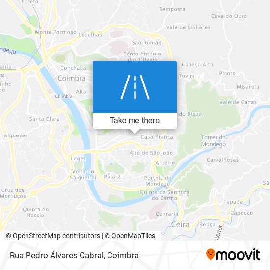 Rua Pedro Álvares Cabral mapa