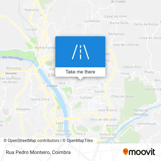 Rua Pedro Monteiro map