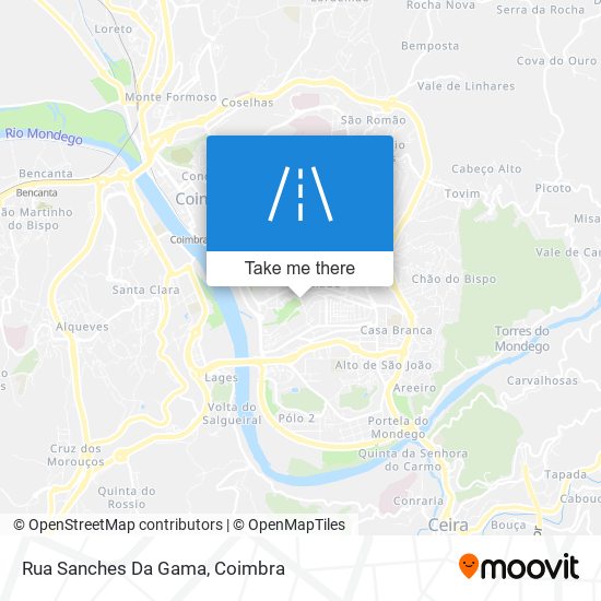 Rua Sanches Da Gama map