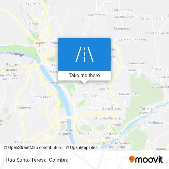 Rua Santa Teresa map