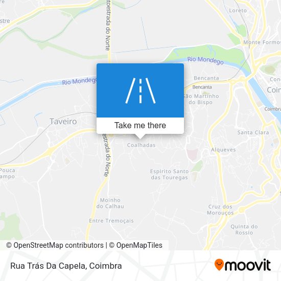 Rua Trás Da Capela mapa