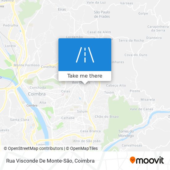 Rua Visconde De Monte-São mapa