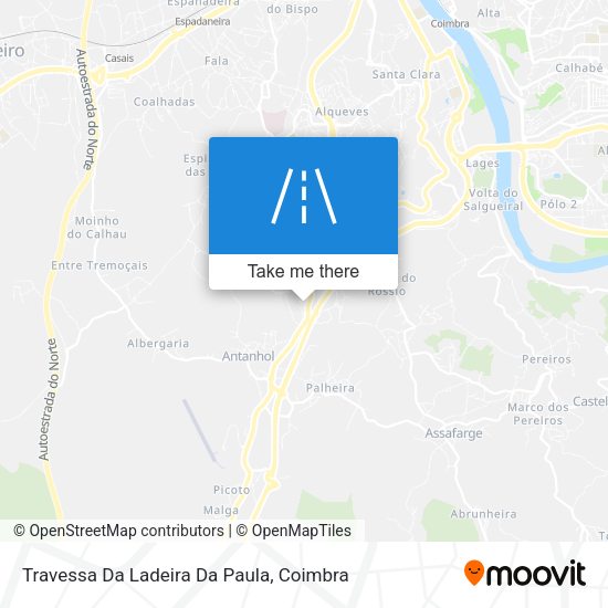 Travessa Da Ladeira Da Paula mapa