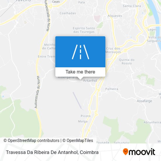 Travessa Da Ribeira De Antanhol map