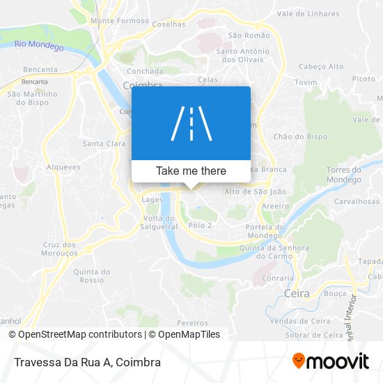 Travessa Da Rua A mapa