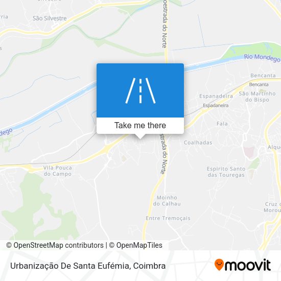 Urbanização De Santa Eufémia map