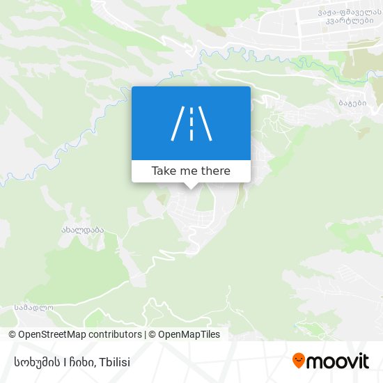 სოხუმის I ჩიხი map