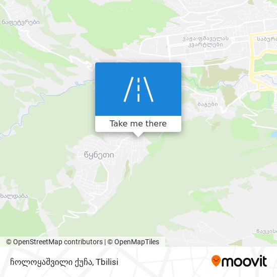 ჩოლოყაშვილი ქუჩა map