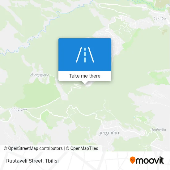 Rustaveli Street map