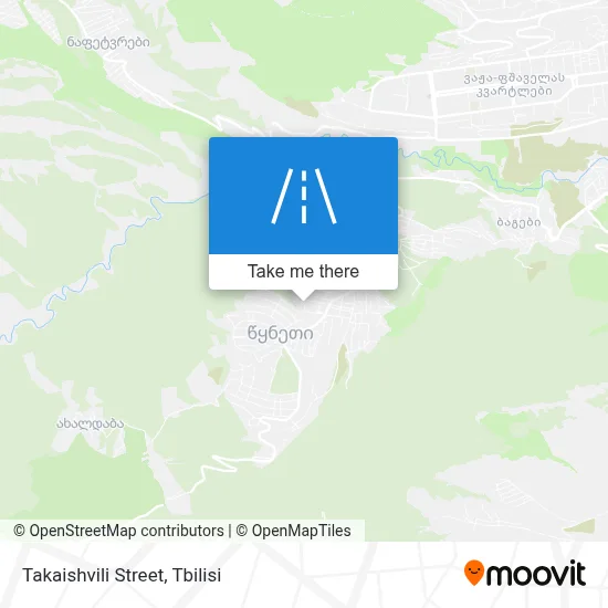 Takaishvili Street map