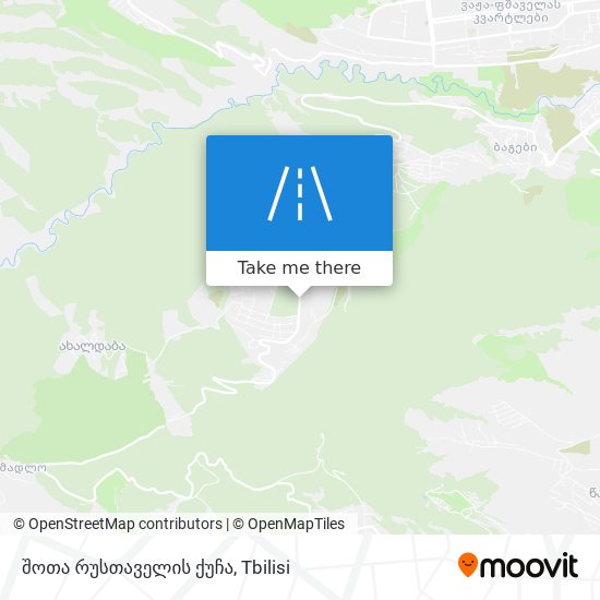 შოთა რუსთაველის ქუჩა map