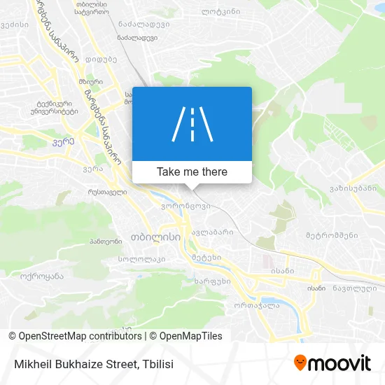 Mikheil Bukhaize Street map