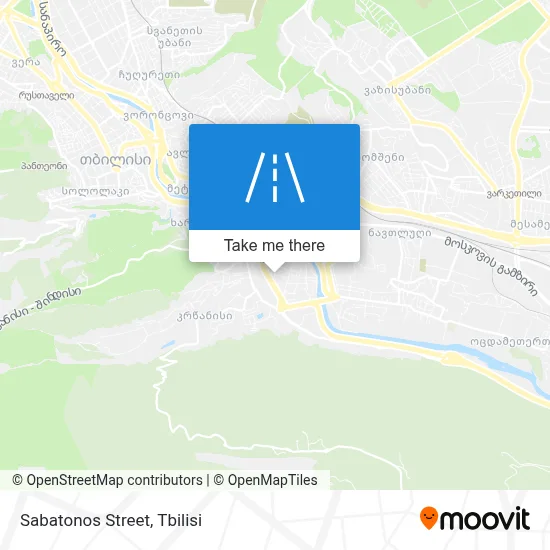 Sabatonos Street map