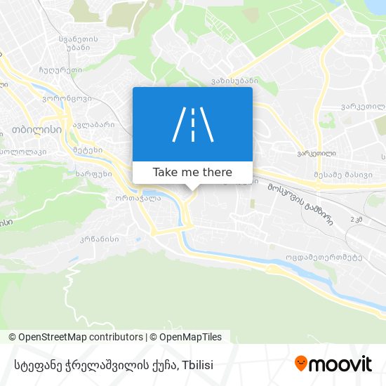 სტეფანე ჭრელაშვილის ქუჩა map