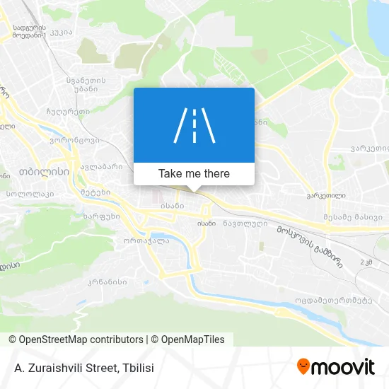 A. Zuraishvili Street map