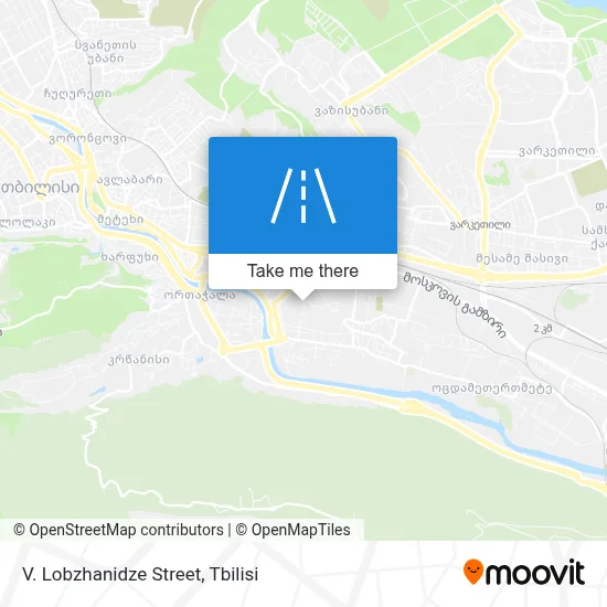 V. Lobzhanidze Street map