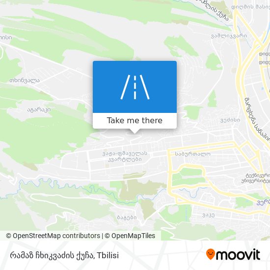 რამაზ ჩხიკვაძის ქუჩა map