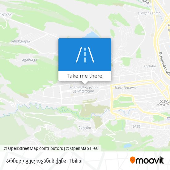 არჩილ გელოვანის ქუჩა map