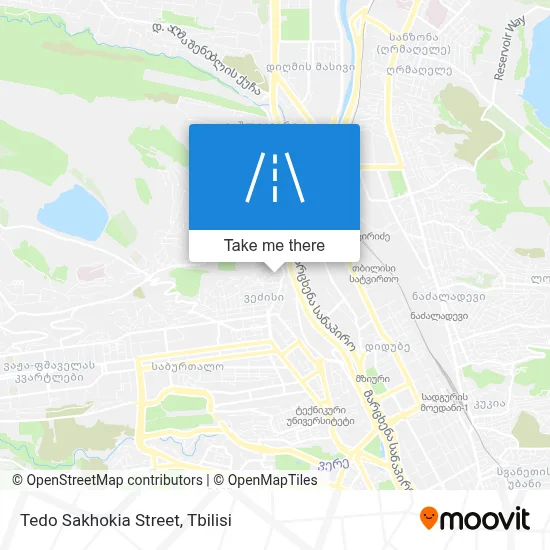 Tedo Sakhokia Street map