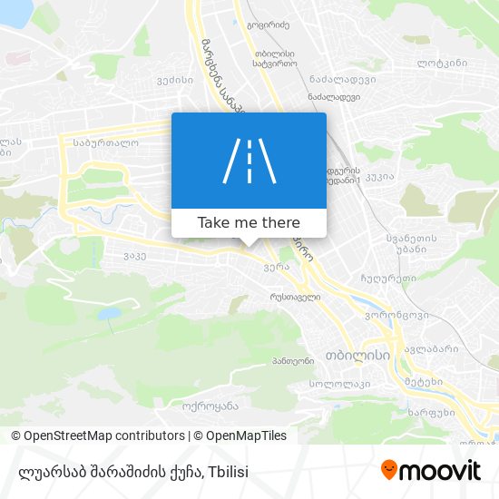 ლუარსაბ შარაშიძის ქუჩა map