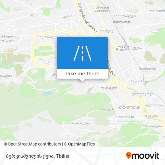 ბურკიაშვილის ქუჩა map