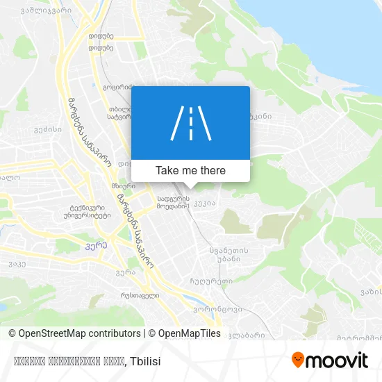 Карта გიორგი გურგენიძის ქუჩა